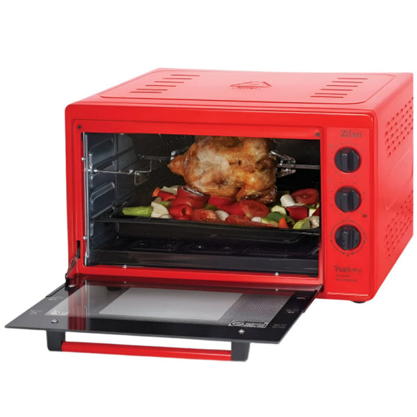 Cuptor Electric Zilan - 32 Litri, 1500W, Cu Rotisor, Timer, Grătar - ZLN 2461