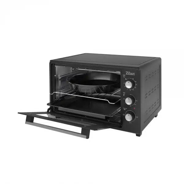 Cuptor Electric Zilan, 35 L, Geam Dublu, Negru - ZLN8894 – fotografie 2 cu detalii ale produsului