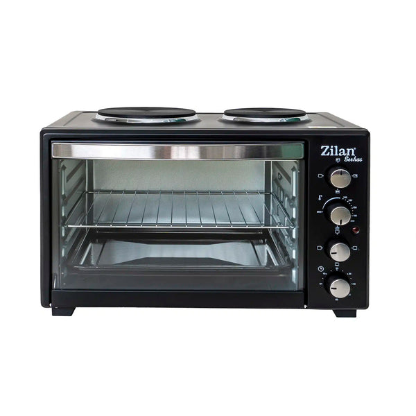 Cuptor Electric Zilan Serhas cu Două Plite, 45 L - ZLN2935
