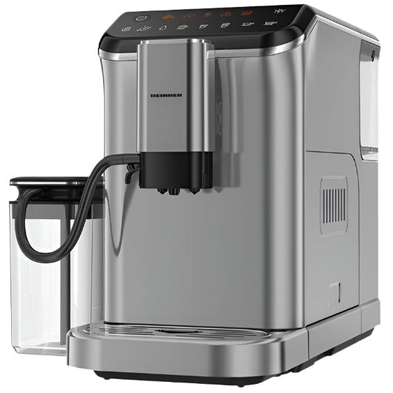 Espressor Automat Heinner - 1350W, 20 Bar, Rezervor 1.5L, Boabe 190g, Inox - Genesis HEMA-D20DGREY