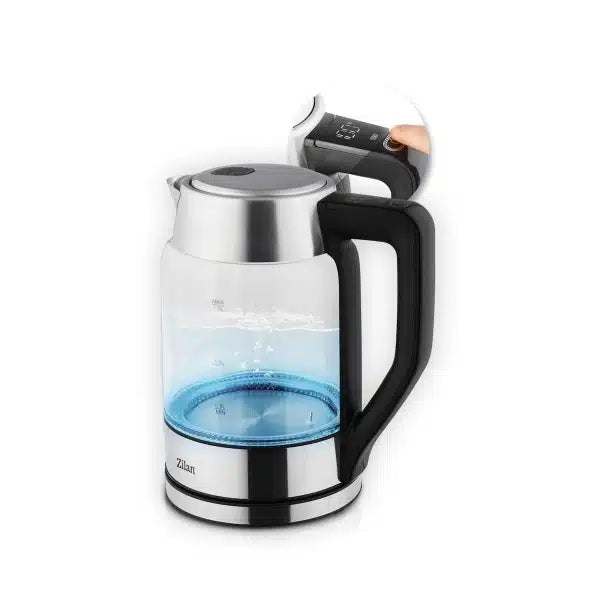Fierbător Digital Zilan din Sticlă, 1,7 L, 2200 W - ZLN8955 – perspectivă suplimentară