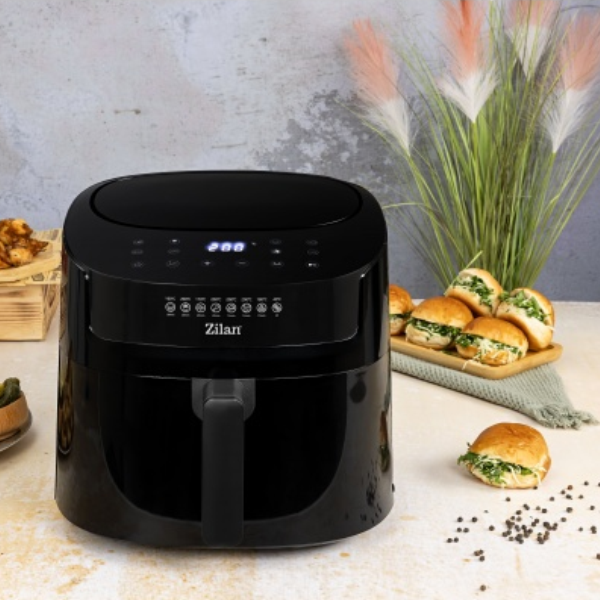 prezentare friteuza zilan cu burgeri