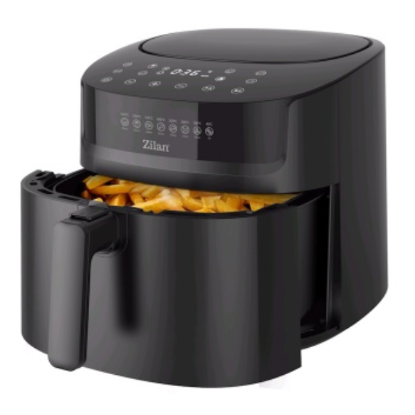 Friteuza Aer Cald Zilan - 6.5L, 1800W, Ecran Digital, Control Tactil - ZLN7999