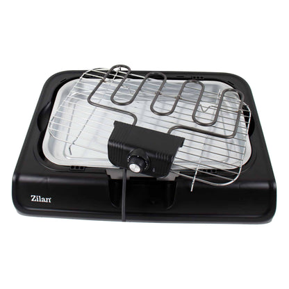 Grătar Electric Zilan, Suprafață 43 × 26 cm, 2000 W - ZLN3772 – fotografie 2 cu detalii ale produsului