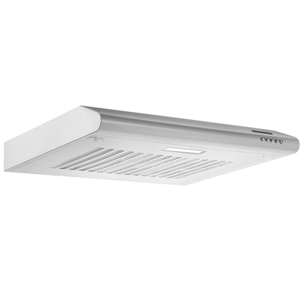 Hotă Tradițională Heinner - 60 cm, 209.7 m³/h, LED, 3 Trepte, Clasa C, Albă - CH-201WH