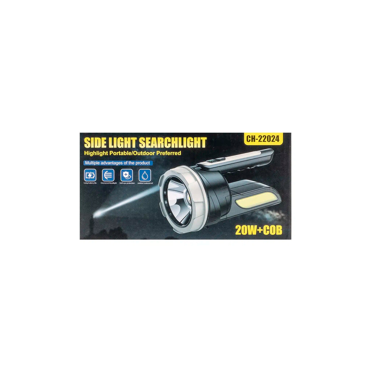 LUXIS ZTS8978 – ambalajul lanternei cu încărcare USB