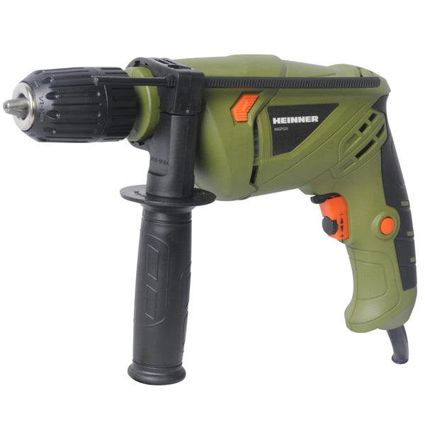 Bormașină Percuție Heinner - 500W, 3000 RPM, 13mm, Mașină Găurit, Înșurubat, Autofiletantă - AMGP020