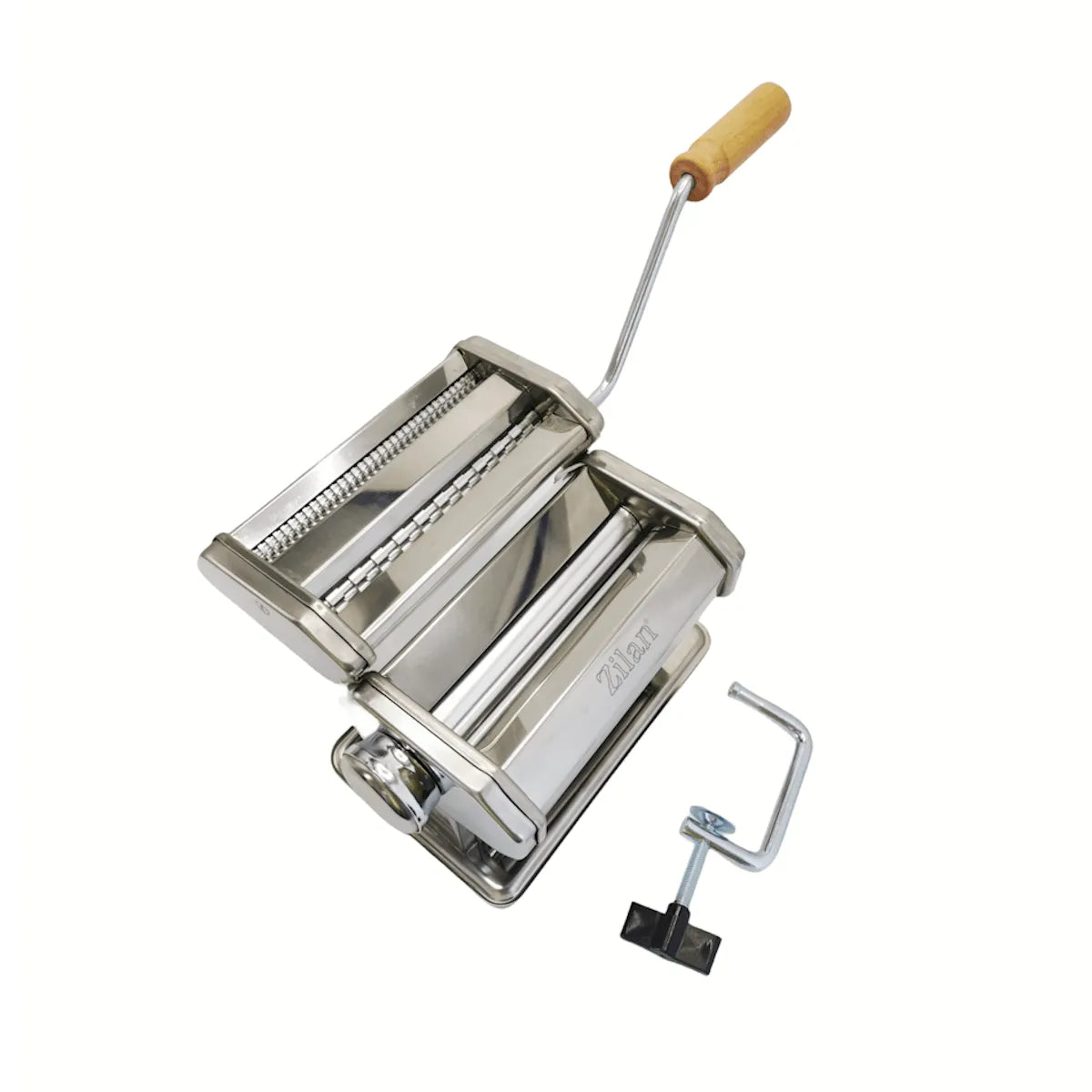 Mașină Manuală de Paste Zilan, Corp din Inox, 150 mm - ZLN9471 – fotografie 3 cu detalii ale produsului