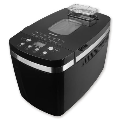 Masina de Paine Heinner – 850W, Capacitate 1360g, 14 Programe, 3 Nivele de Rumenire, Functie Fara Gluten, Timer, Functie Gem, 2 Palete de Framantare – Paine Delicioasa si Proaspata in Fiecare Zi – HBM-D850BK2P