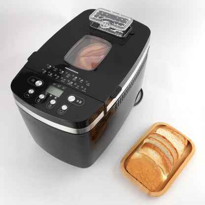 Masina de Paine Heinner – 850W, Capacitate 1360g, 14 Programe, 3 Nivele de Rumenire, Functie Fara Gluten, Timer, Functie Gem, 2 Palete de Framantare – Paine Delicioasa si Proaspata in Fiecare Zi – HBM-D850BK2P