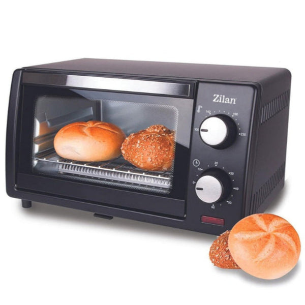Mini Cuptor Zilan Roza - 800W, 9L, Geam Dublu, Temporizator 60 Min - ZLN4328