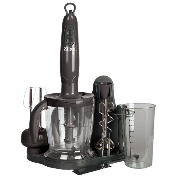 Mixer Vertical Zilan - 700W, Pahar Gradat 0.7L, Recipient 1L, 2 Viteze - ZLN 5343