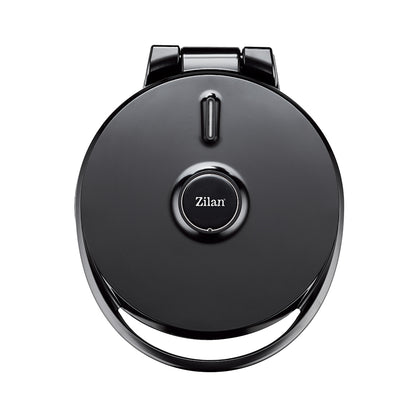 Aparat Pizza & Grill Zilan ZLN7890, 1500 W, văzut închis, cu plăci antiaderente și design rotund