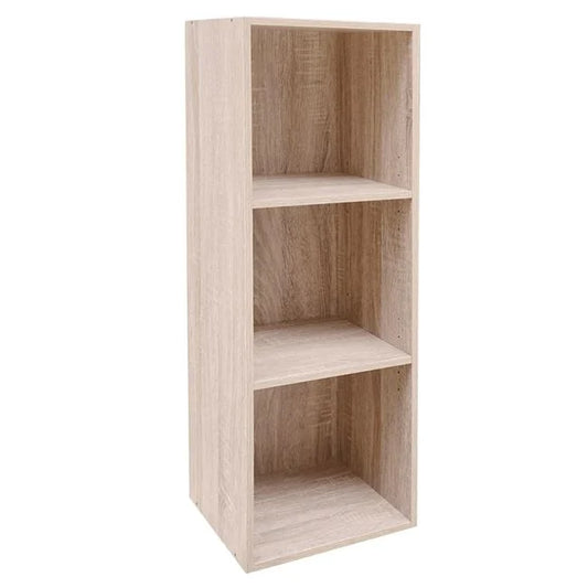 Etajeră Bibliotecă Luxis cu 3 Rafturi, MDF, 30 × 23,5 × 89 cm