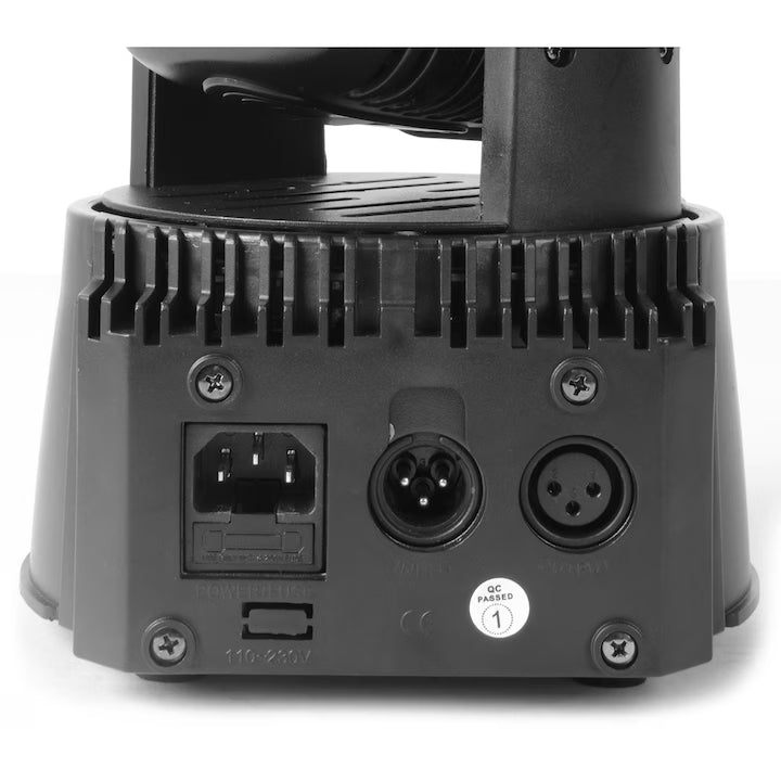 Mini Moving Head Luxis, 18 LED x 3W, RGB, DMX, Control Sunet, Rotatie 540°, Efecte DJ, Stroboscop, Club Party