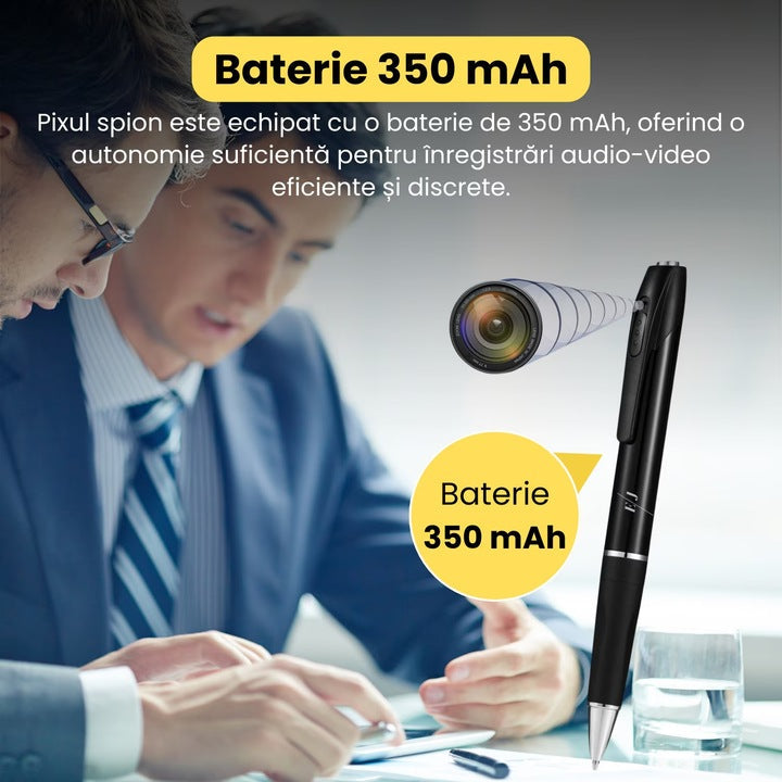 Pix Spion Luxis, Camera Full HD 1080P, Microfon Integrat, Inregistrare Video Audio - PixSp-1080