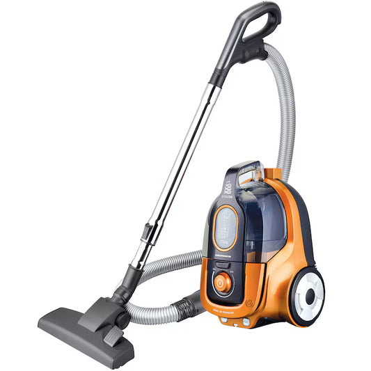 Aspirator fara sac Heinner OPAL – 750W, Filtrare Ciclonica, Dublu Filtru HEPA 13, Rezervor 2.2L, Putere Reglabila, Clasa Energetica A – Curatenie Eficienta si Aer Purificat – HVC-V750OR