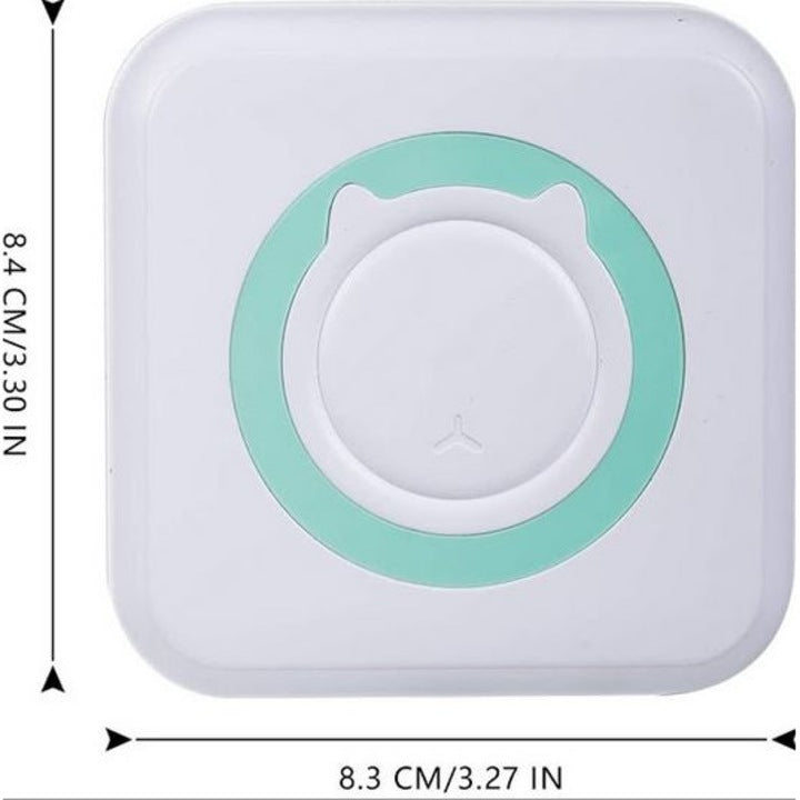 Mini Imprimanta Termica Luxis - 1200mAh, Bluetooth, Set 3 Role Hartie 57x25mm, Compatibila iOS/Android - MiniImp -Lux1200