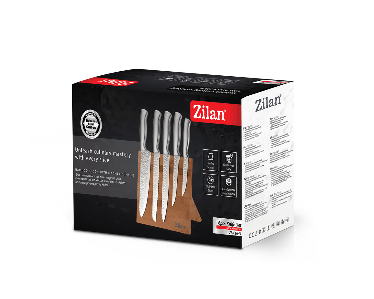 Zilan ZLN1641 – detaliu cuțite și suport magnetic