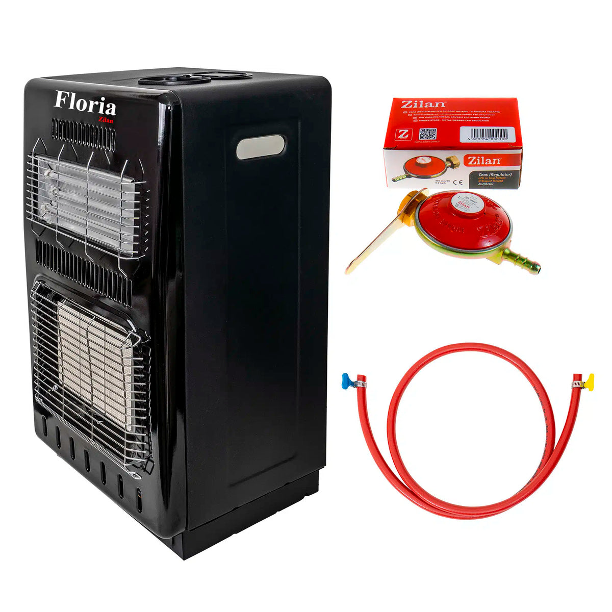 Sobă Mobilă Floria Gaz GPL și Electrică, cu Aprindere Piezo - ZLN1282 – vedere generală