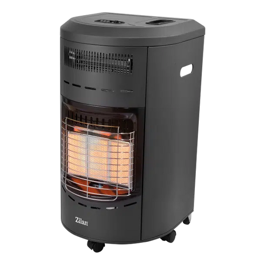 Sobă Mobilă Zilan Gaz GPL și Electrică, 4200 W, cu Ventilator - ZLN2020 – vedere generală