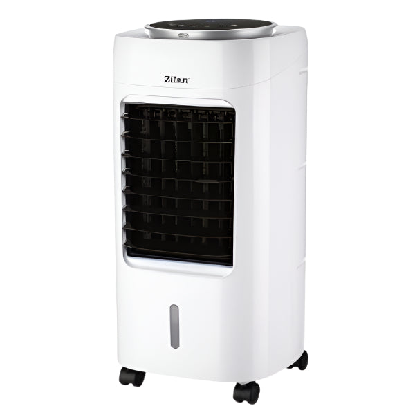 Răcitor Aer Zilan - 65W, 3 Viteze, 7L, Telecomandă, 2 Baterii Gheață, Răcire, Purificare, Portabil - ZLN1314